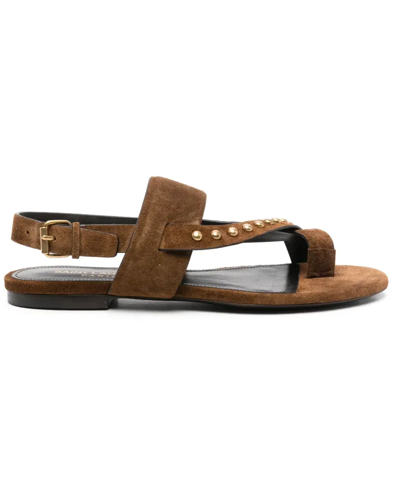 Saint Laurent Gia Sandalen - Braun Braun
