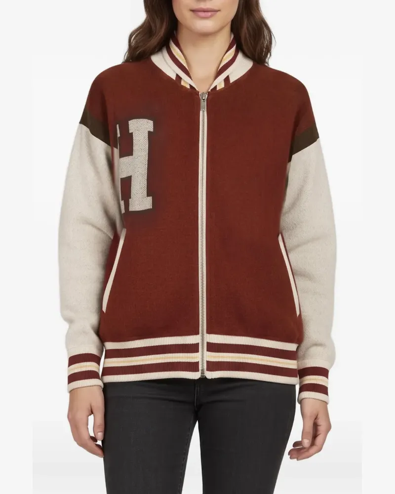 HALFBOY wool varsity jacket - Braun Braun