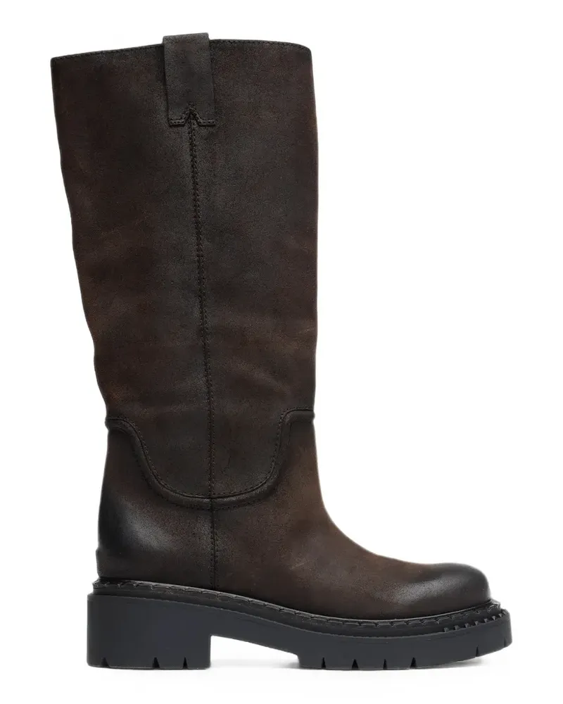 ash Kniehohe Detroit Stiefel - Braun Braun
