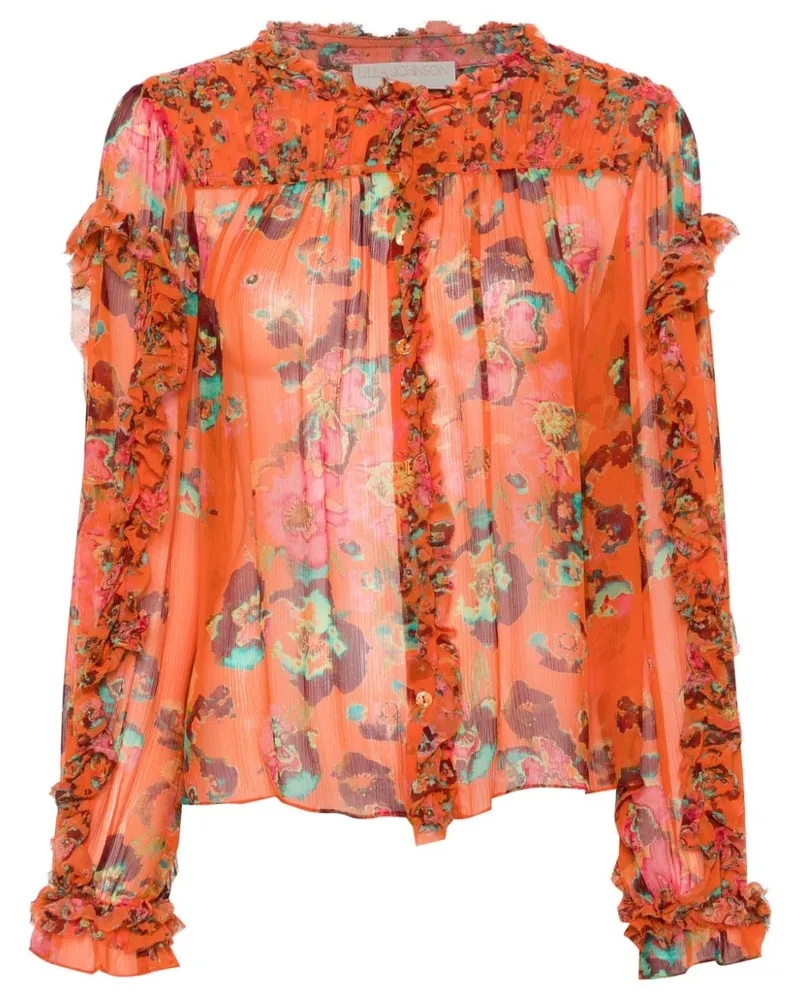 Ulla Johnson Andi Bluse Orange