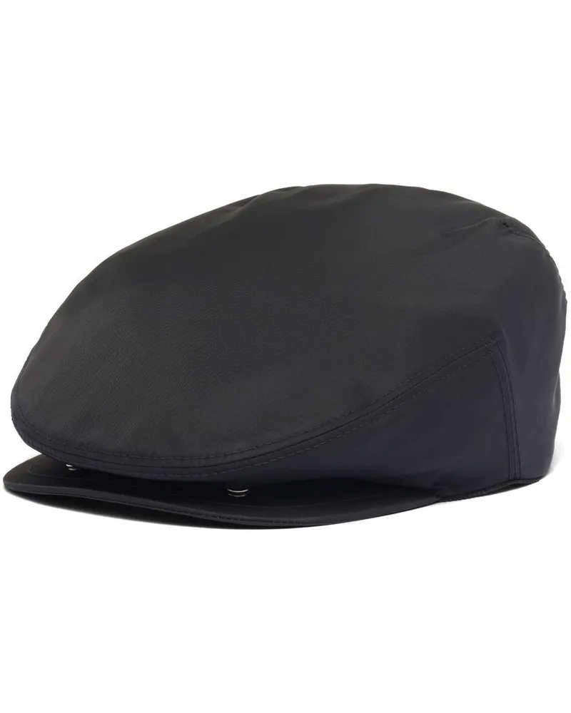 Prada Schiebermütze aus Re-Nylon - Schwarz Schwarz