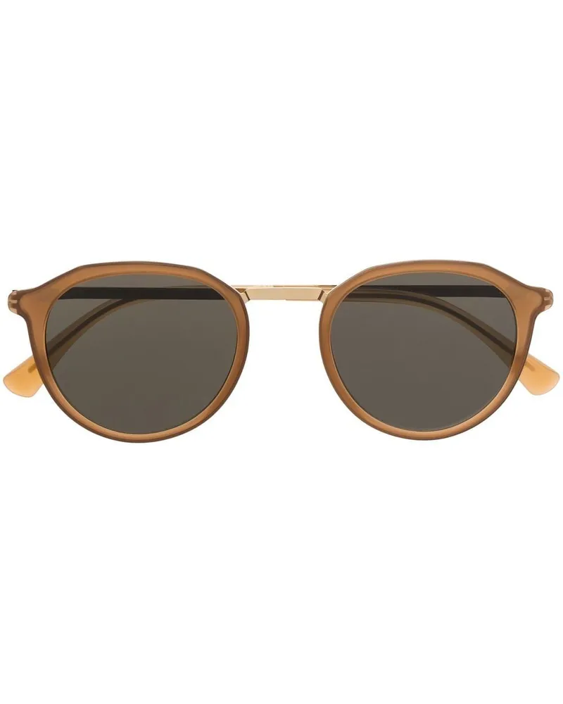 Mykita Sonnenbrille mit rundem Gestell - Gelb Gelb