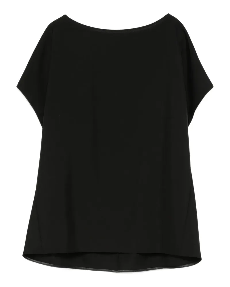 Marni Bluse mit U-Boot-Ausschnitt - Schwarz Schwarz