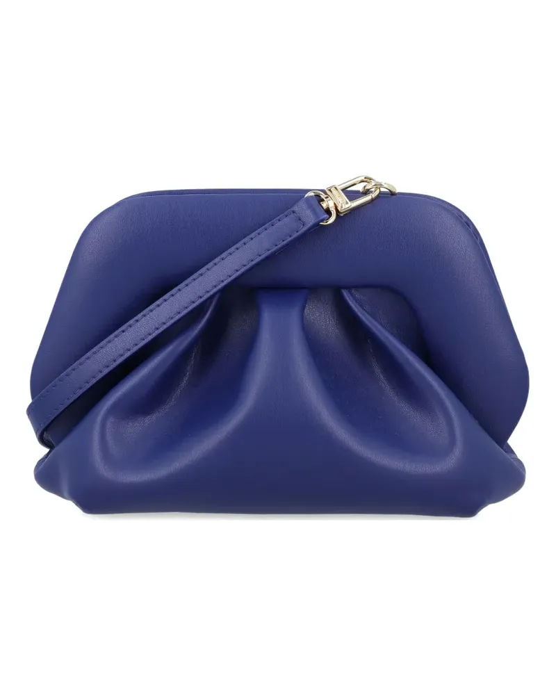 THEMOIRÈ Gea Clutch mit Falten - Blau Blau