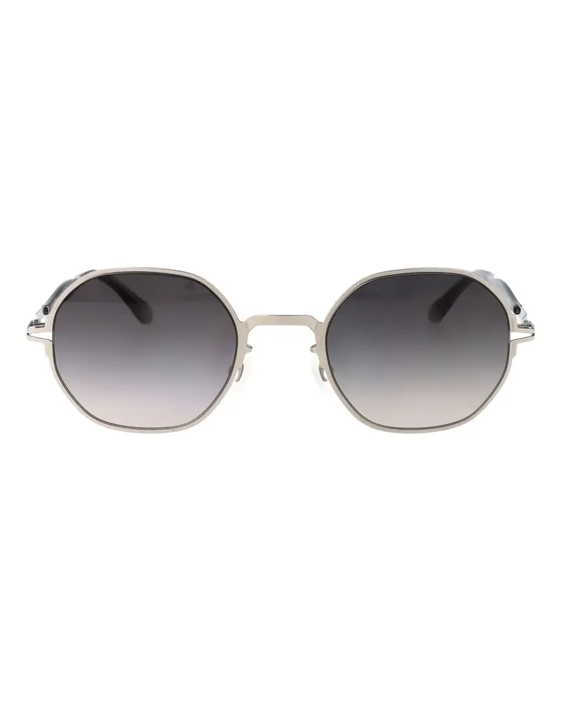 Mykita Sonnenbrille mit rundem Gestell - Silber Silber