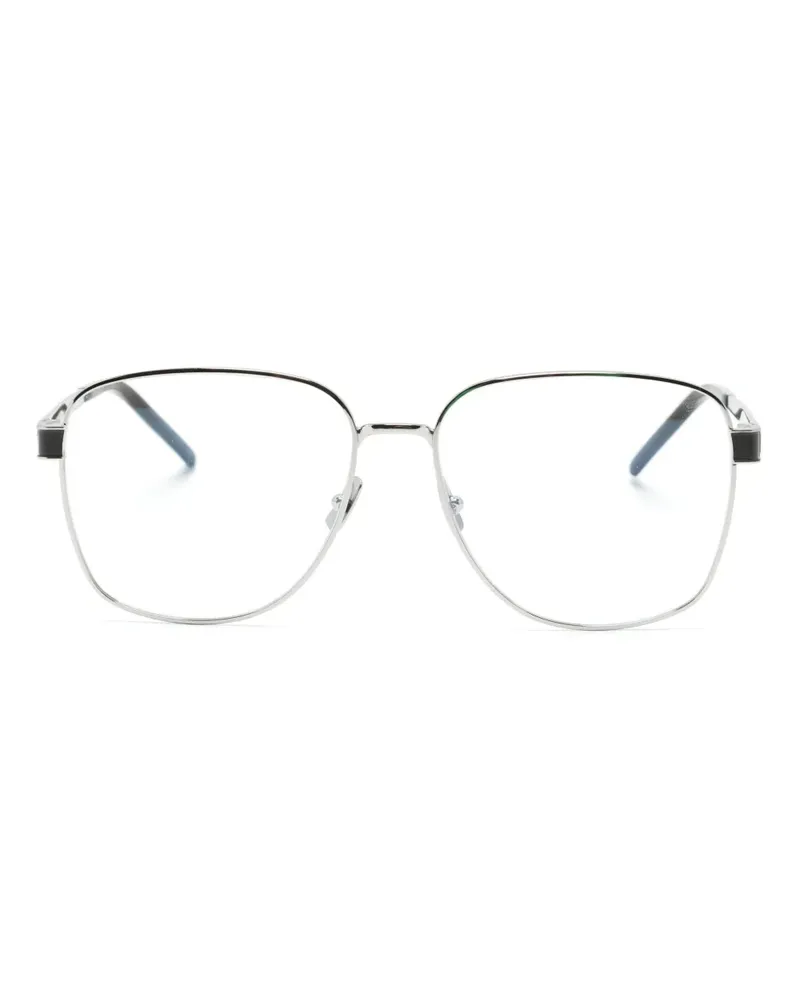 Saint Laurent SL M134 Brille mit eckigem Gestell - Silber Silber