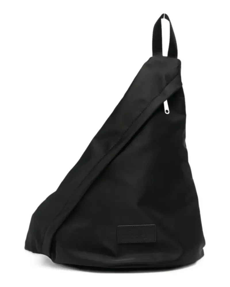 Maison Margiela logo-patch messenger bag - Schwarz Schwarz