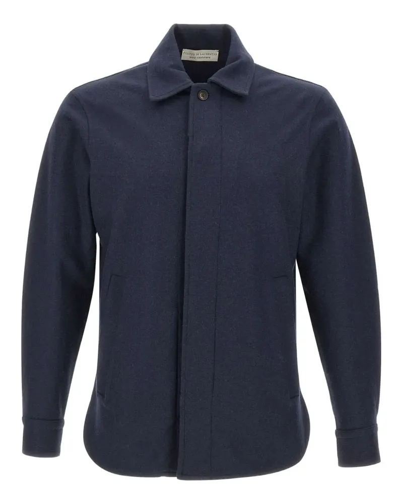 Filippo de Laurentiis Jacke mit klassischem Kragen - Blau Blau