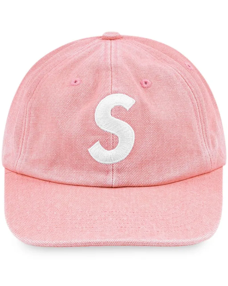 Supreme Being Pigment S Logo 6-Panel Baseballkappe - Rosa Rosa