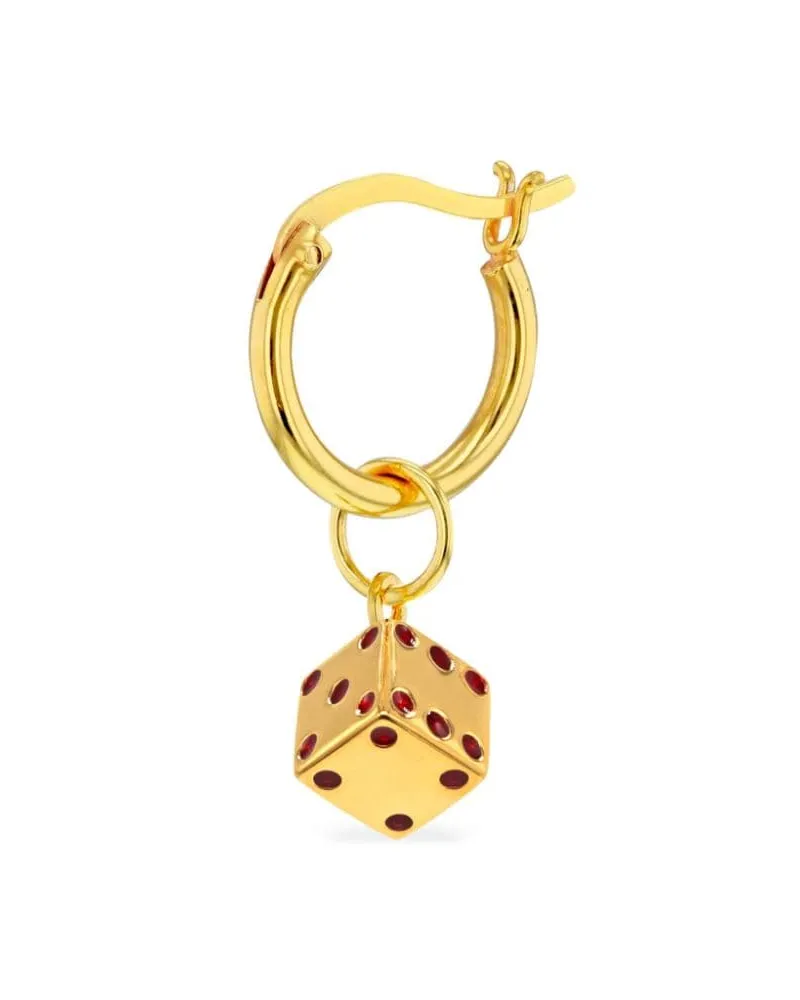True Rocks Dice Ohrring - Gold Gold