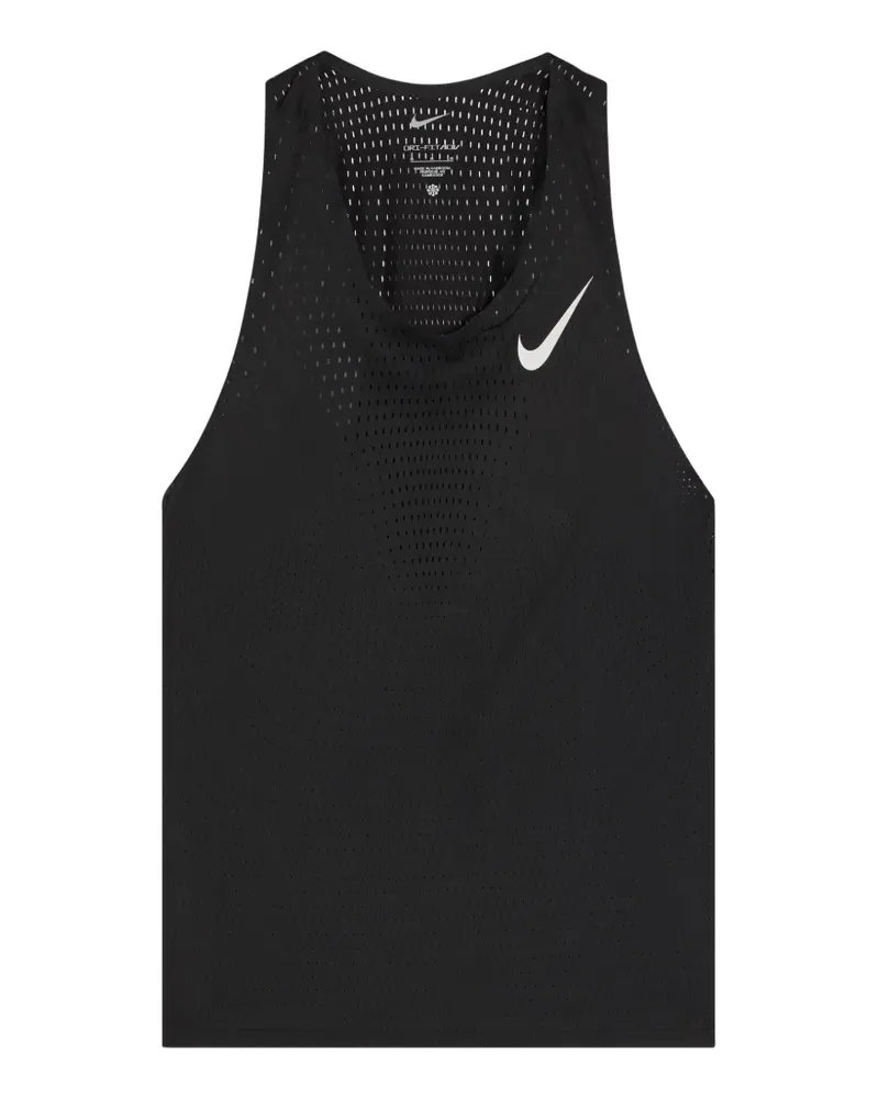 Nike Swoosh perforated vest - Schwarz Schwarz