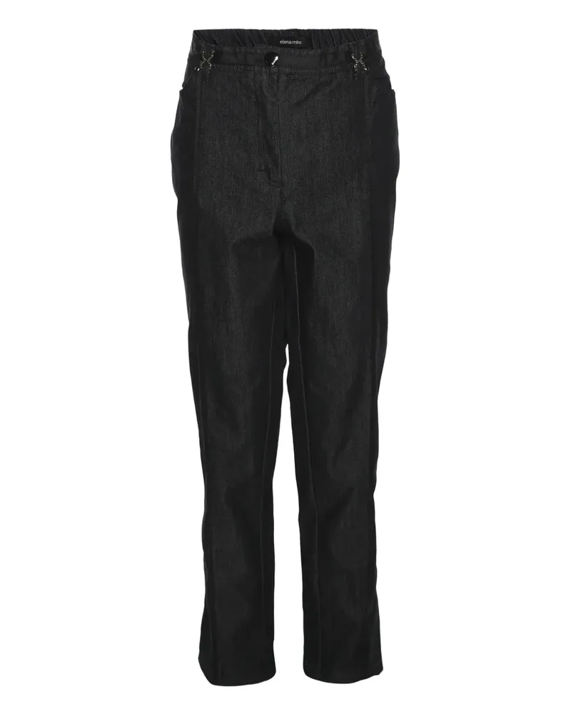 Elena Mirò Jeans mit verziertem Detail - Schwarz Schwarz