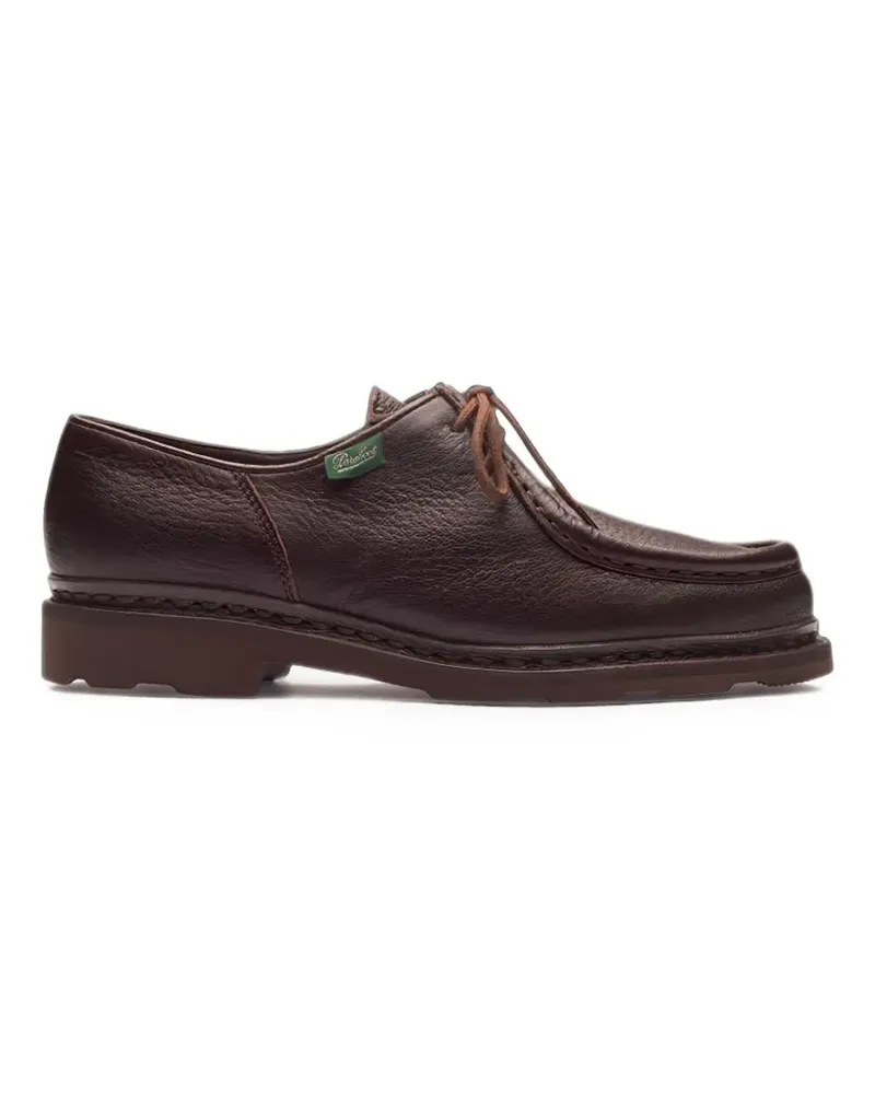 Paraboot Michael Derby-Schuhe mit Logo-Etikett - Braun Braun