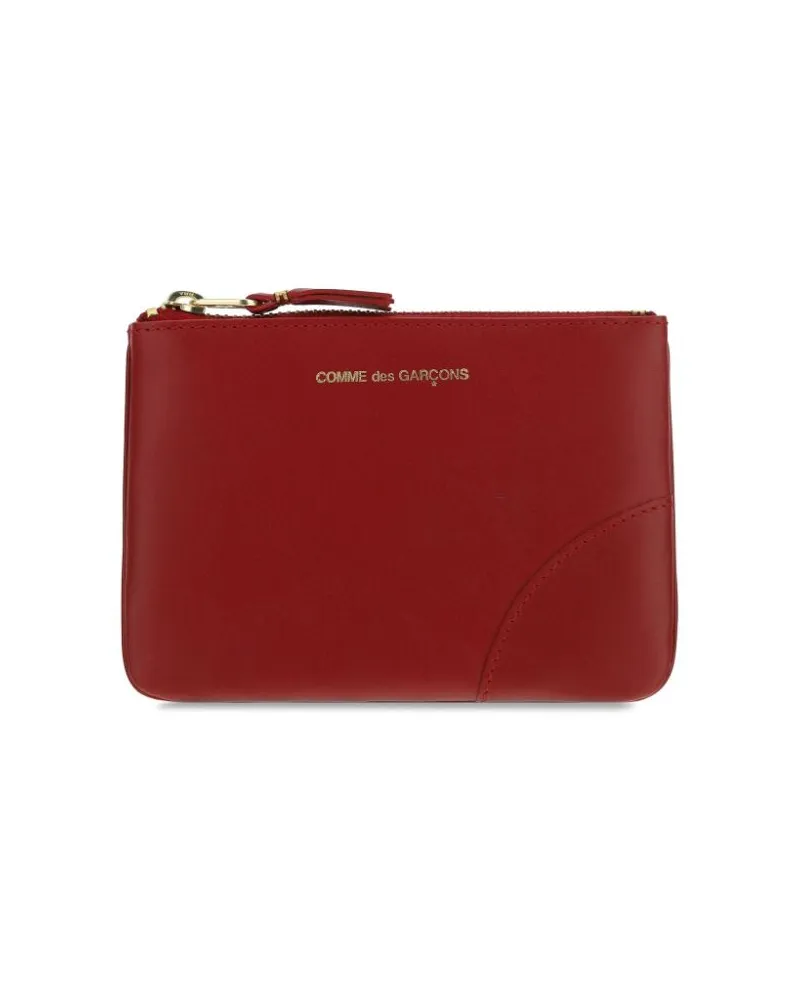 Comme des Garçons Portemonnaie mit Logo-Stempel - Rot Rot