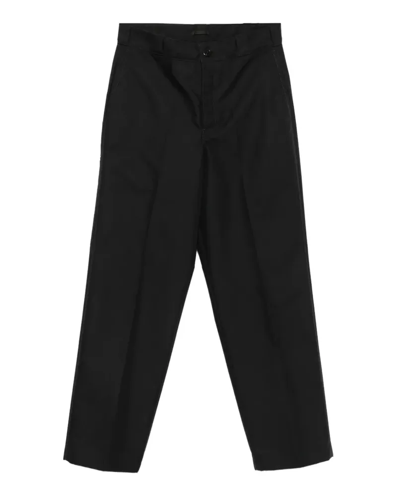 Prada Hose mit Logo-Schild - Schwarz Schwarz