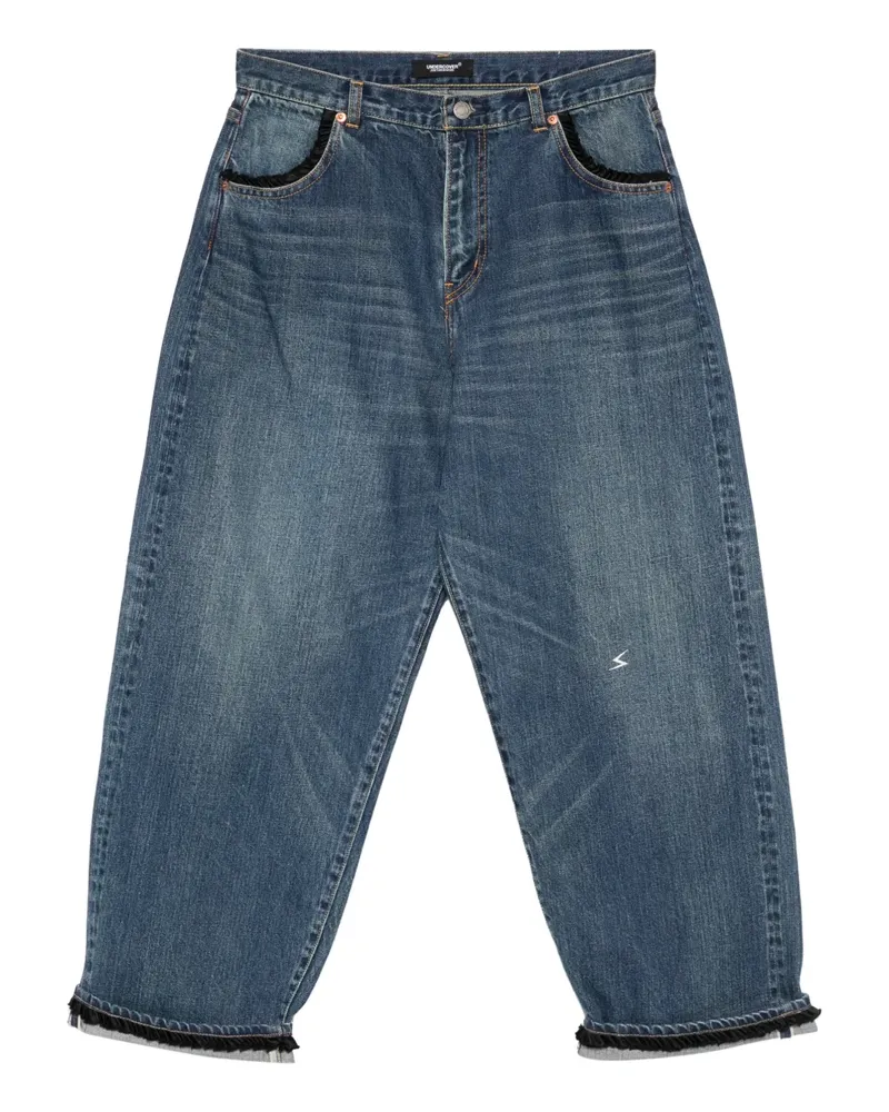 Undercover Ausgefranste Jeans - Blau Blau