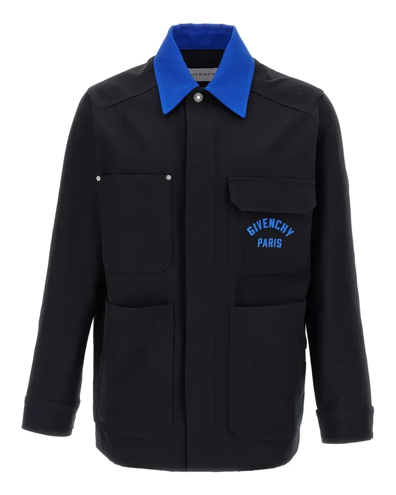 Givenchy Klassische Hemdjacke - Blau Blau