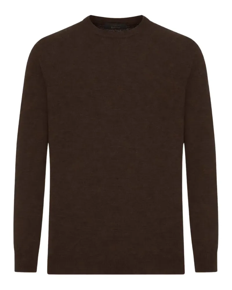 Zanone Fein gestrickter Pullover - Braun Braun
