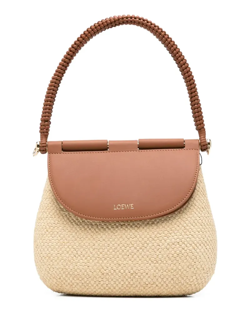 Loewe medium Pescador logo-detail tote bag - Nude Nude