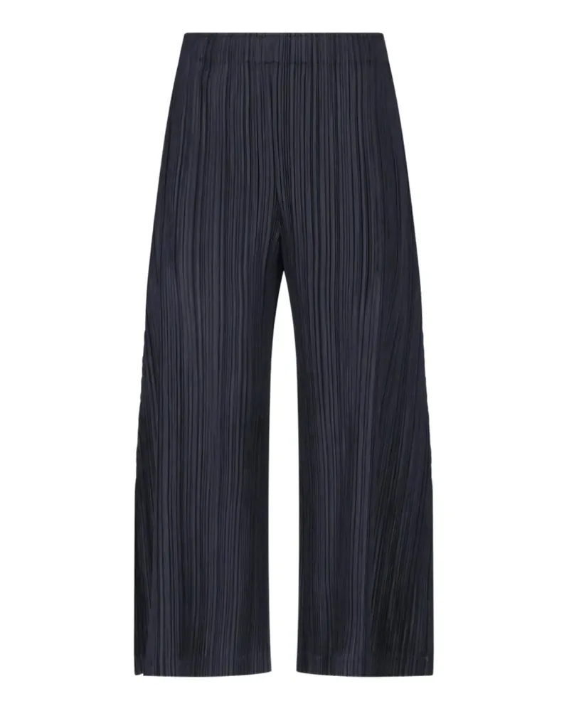 Issey Miyake pleated trousers - Blau Blau