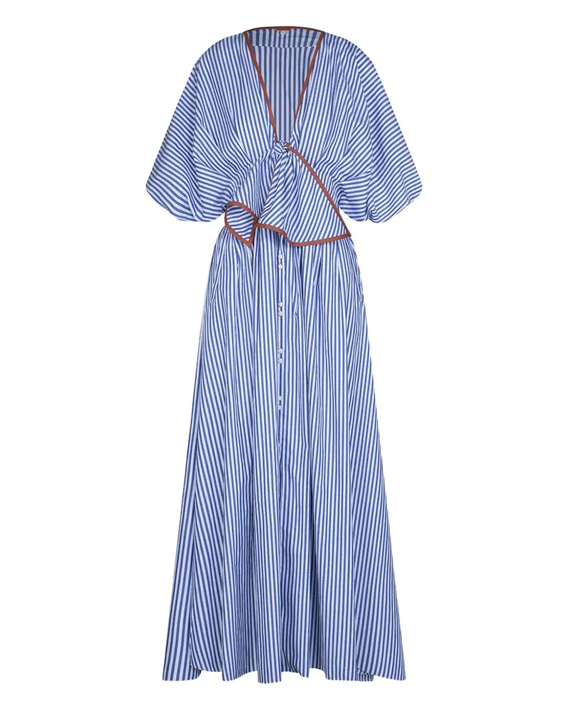 Johanna Ortiz Endless Spring Midikleid - Blau Blau
