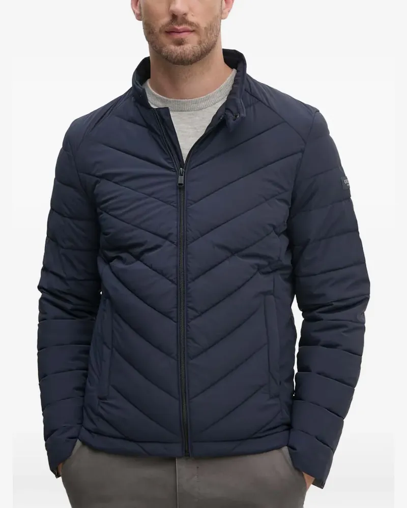 Guess Gesteppte Jacke mit Reißverschluss - Blau Blau