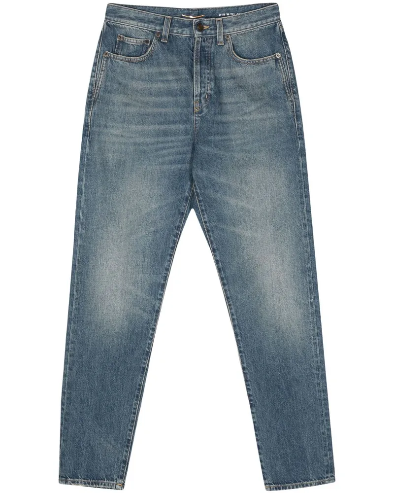 Saint Laurent Jeans mit geradem Bein Blau