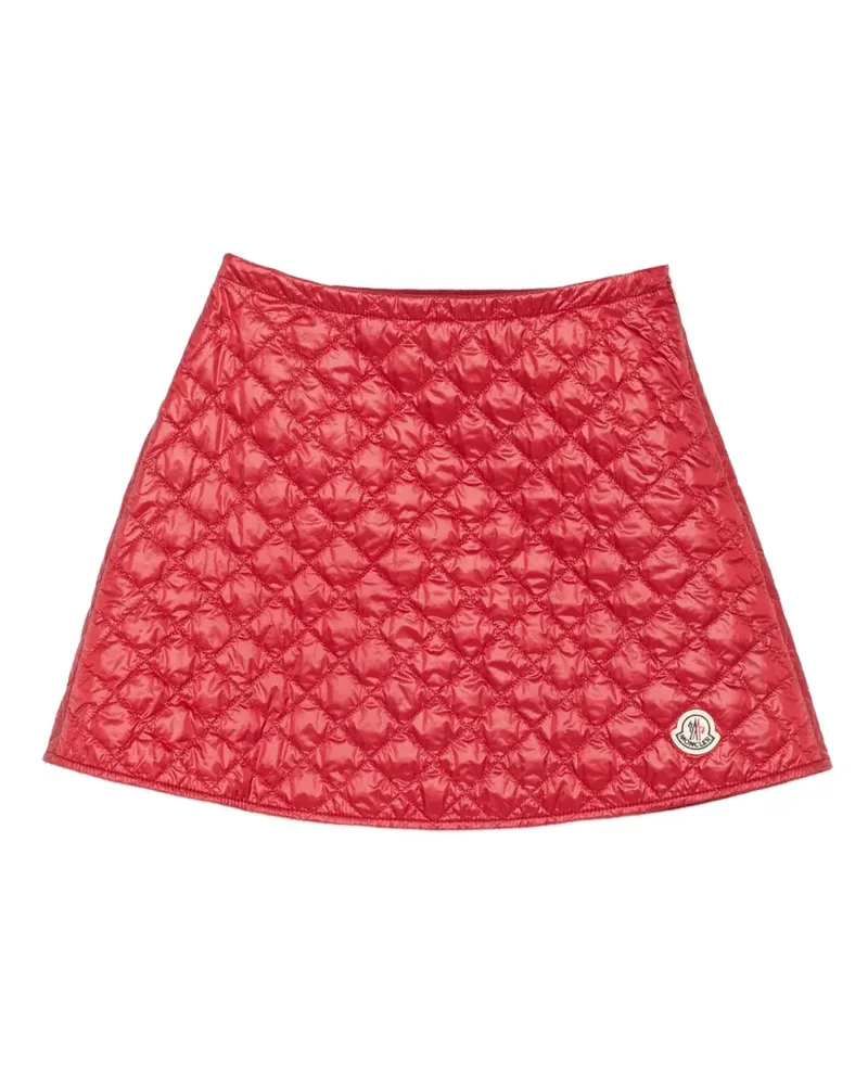 Moncler Gesteppter A-Linien-Rock - Rot Rot