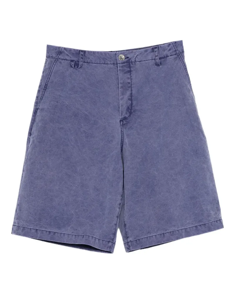Jacquemus acid-wash shorts - Violett Violett