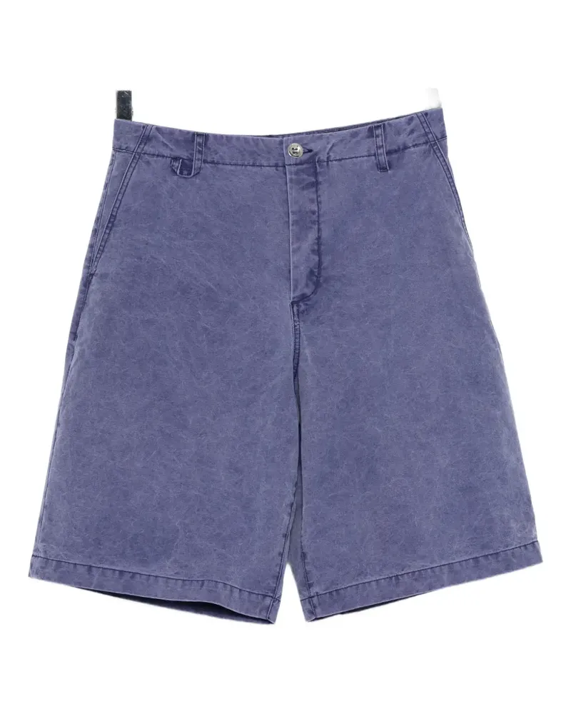 Jacquemus acid-wash shorts - Violett Violett