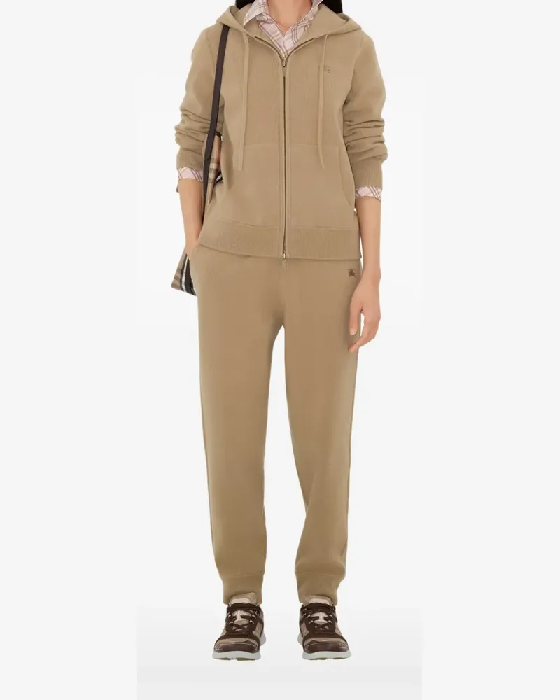 Burberry Kapuzenjacke mit Reißverschluss - Nude Nude