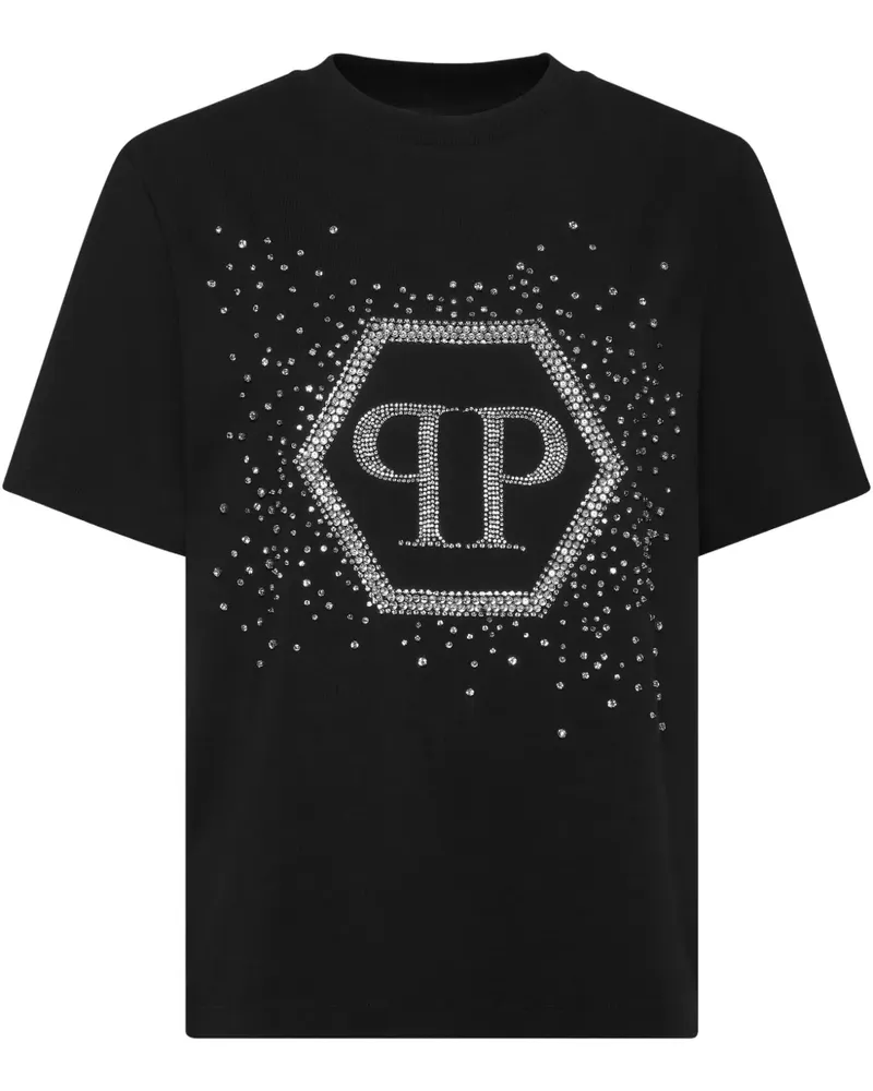 Philipp Plein Hexagon T-Shirt - Schwarz Schwarz