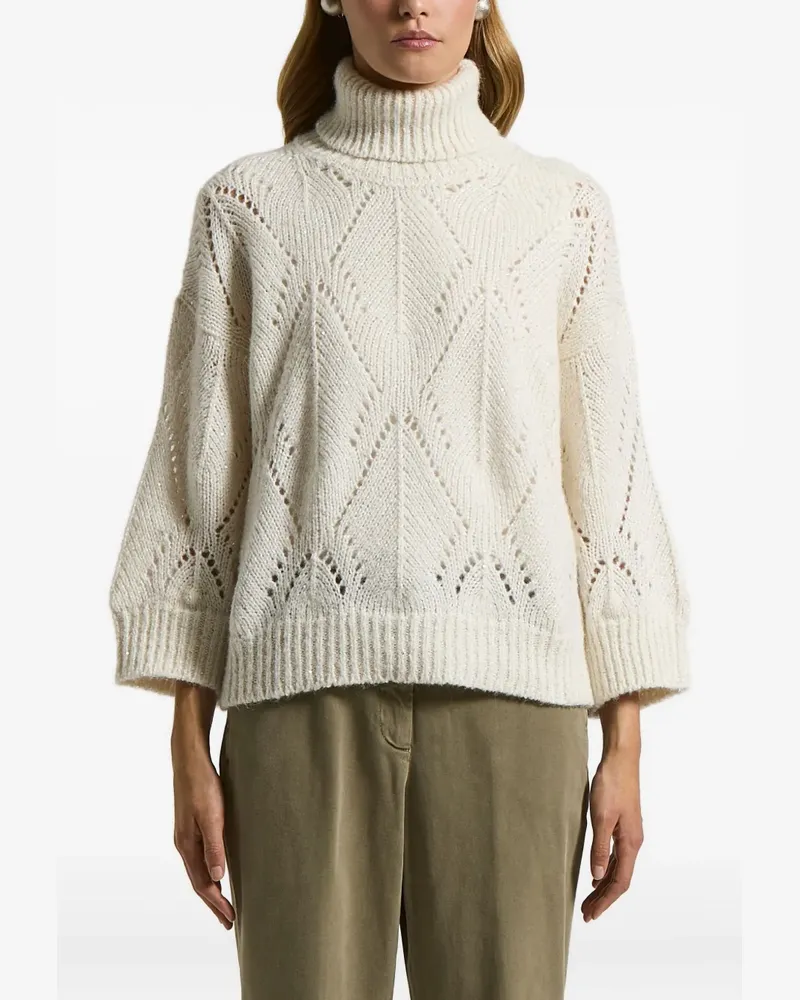 Peserico Pullover mit Rollkragen - Nude Nude