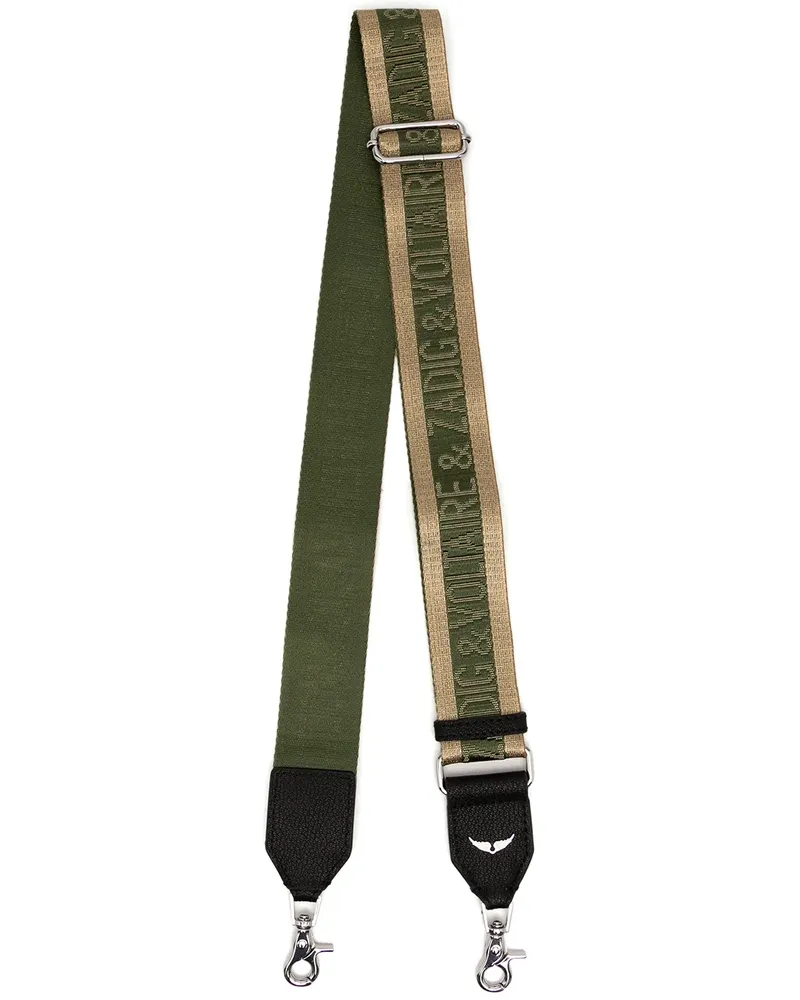 Zadig & Voltaire Taschenriemen mit Logo - Grün Grün