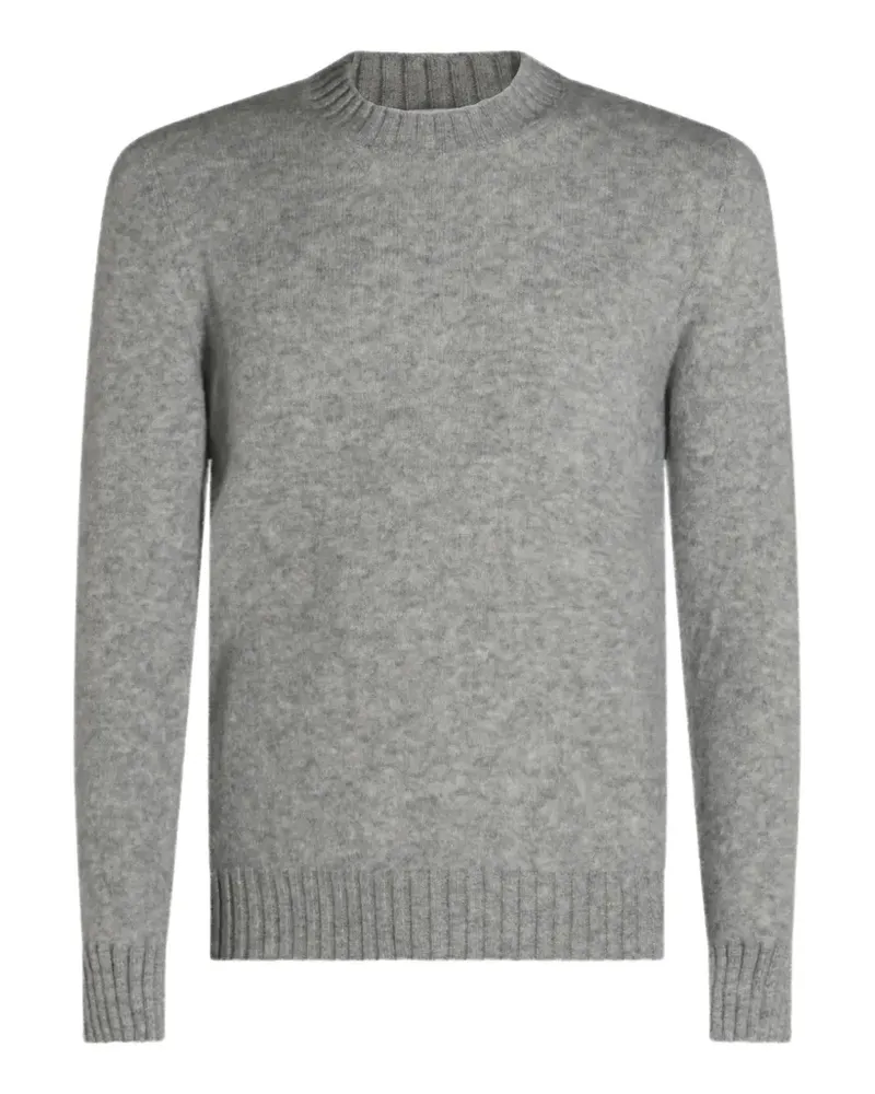 Piacenza Cashmere Melierter Pullover - Grau Grau