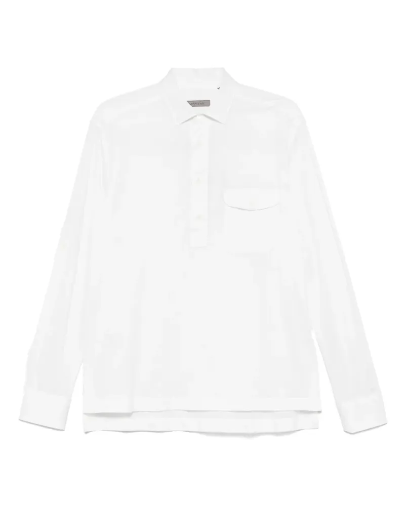 Corneliani Langärmeliges Hemd - Weiß Weiß