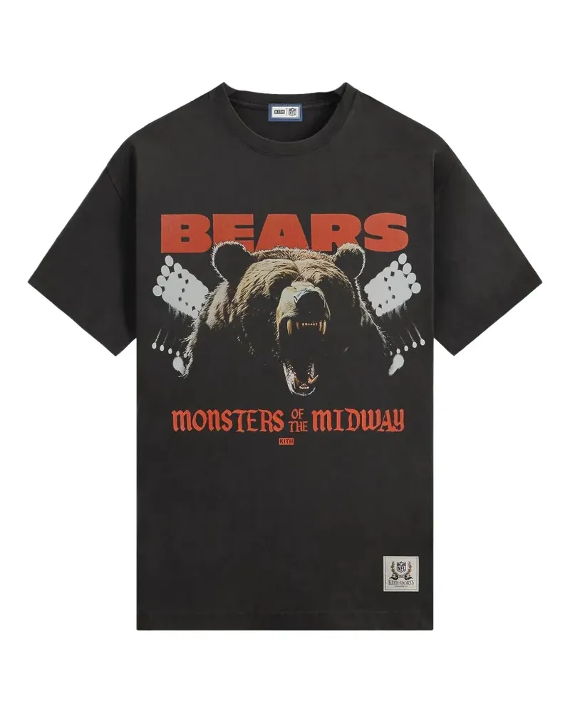KITH NFL Chicago Bears Foto Vintage Jones T-Shirt - Schwarz Schwarz