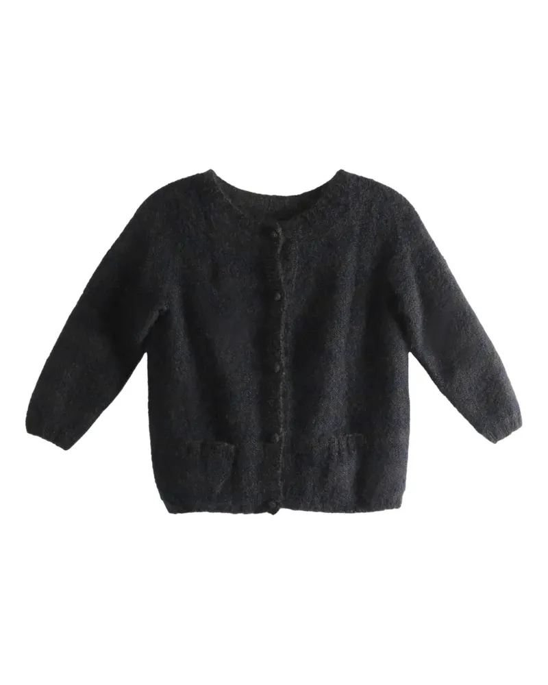 Daniela Gregis Geknöpfter Cardigan mit rundem Ausschnitt - Schwarz Schwarz