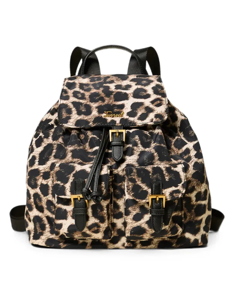 Twin-Set Rucksack mit Leopardenprint - Nude Nude