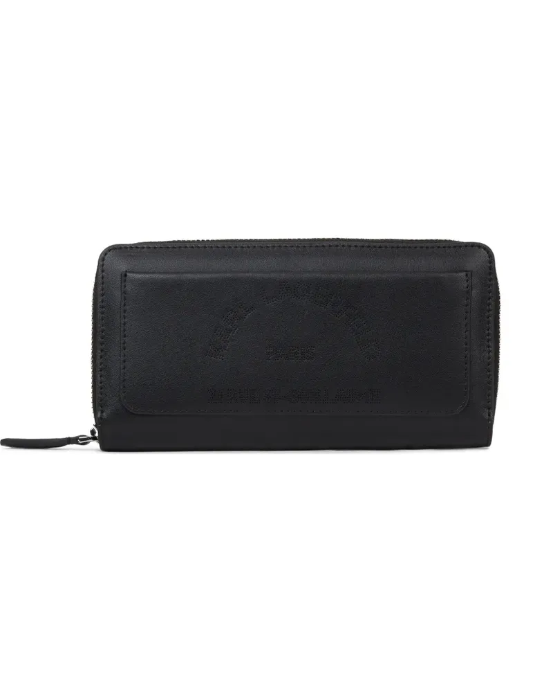 Karl Lagerfeld K/Daily perforated-logo wallet - Schwarz Schwarz