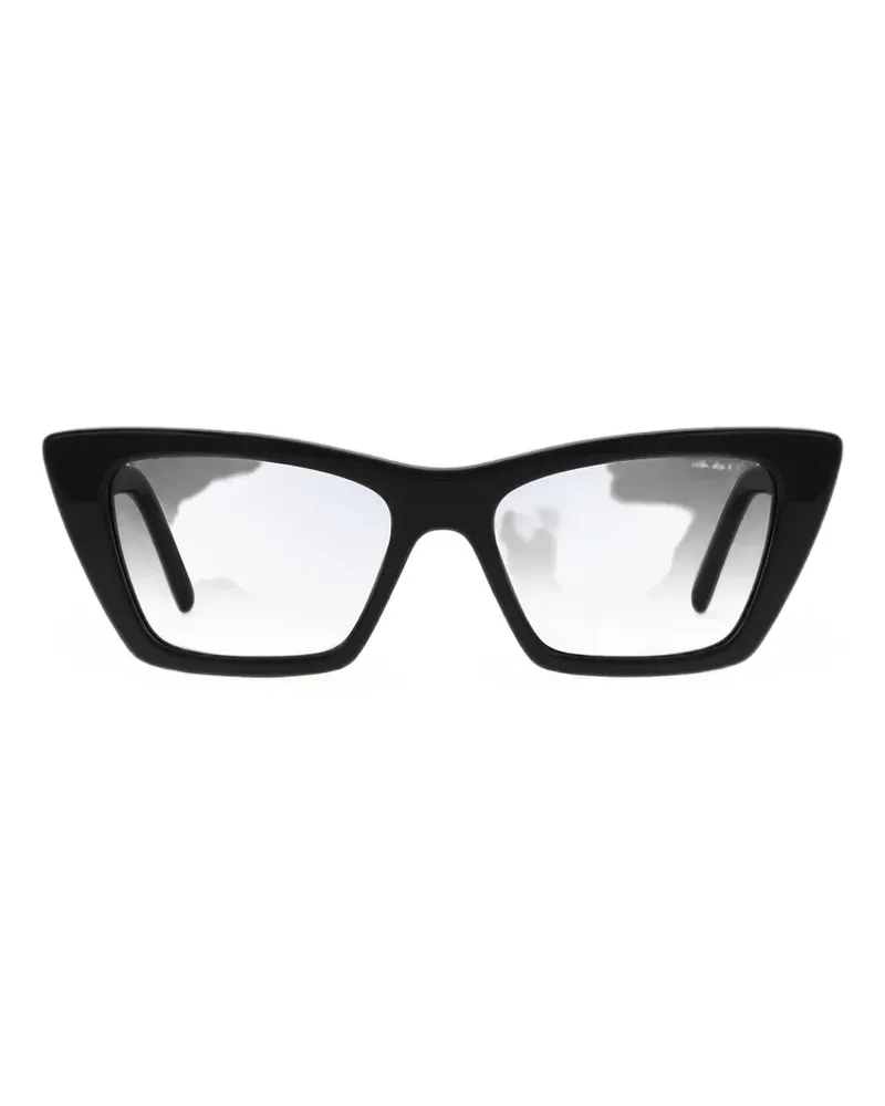 Saint Laurent Cat-Eye-Brille - Schwarz Schwarz