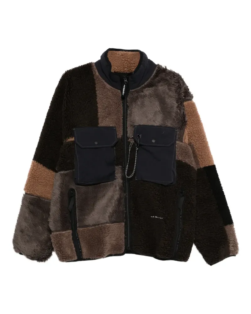 and wander patchwork jacket - Braun Braun
