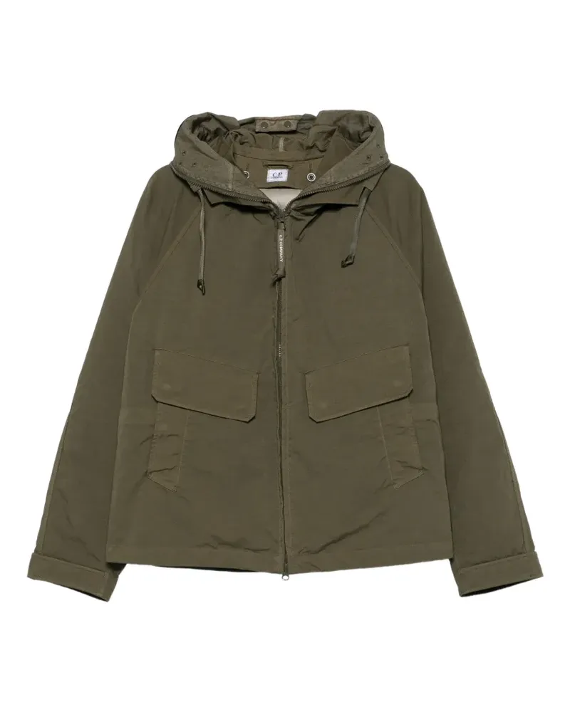 C.P. Company Hoodie mit Klappentasche - Grün Grün