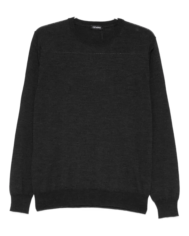 CENERE GB crew-neck sweater - Schwarz Schwarz