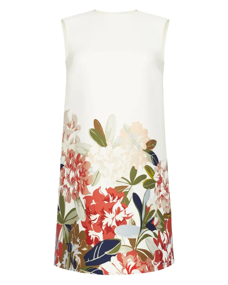 Adam Lippes Ani Minikleid mit Print - Weiß Weiß