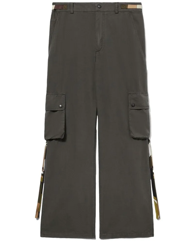 Emilio Pucci Toile Cargohose - Grau Grau