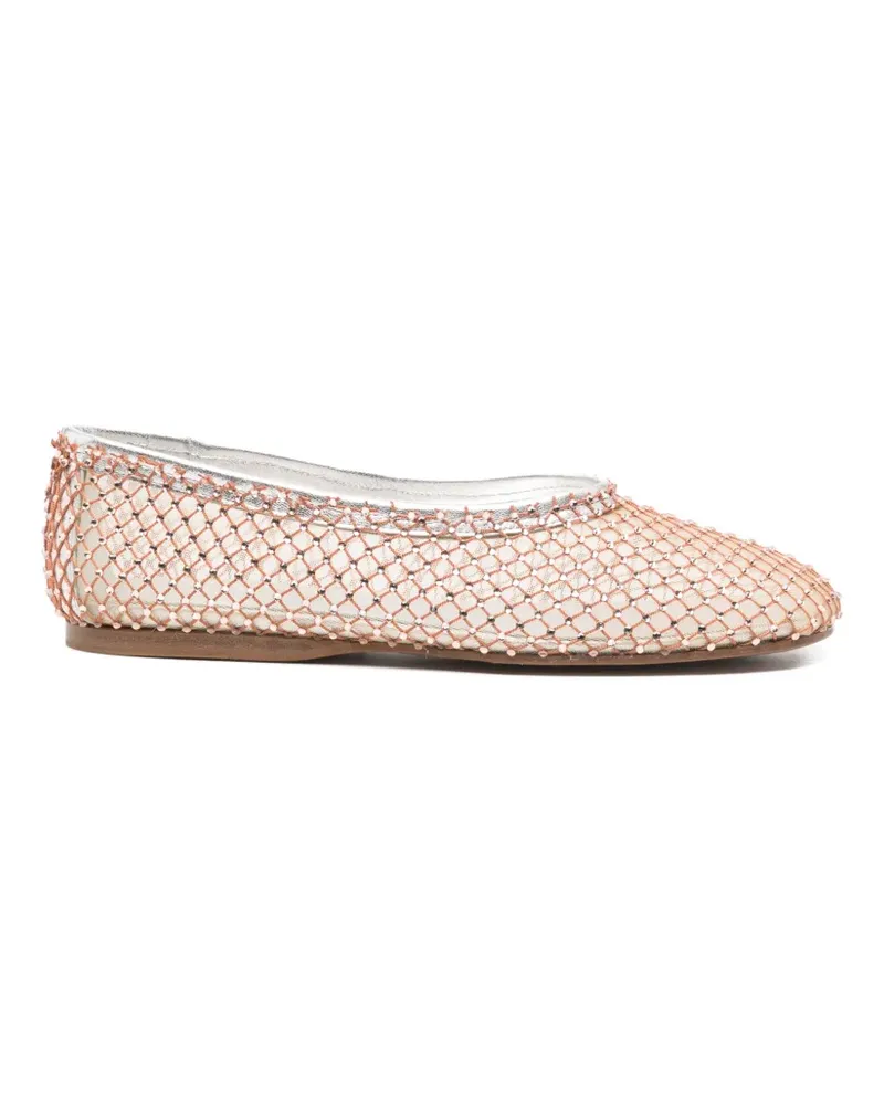 forte_forte woven ballet flats - Nude Nude