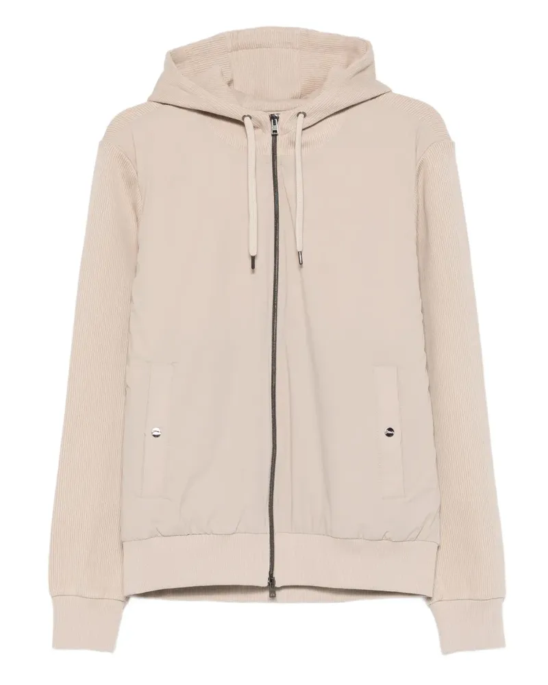Herno Kapuzenjacke mit Reißverschluss - Nude Nude