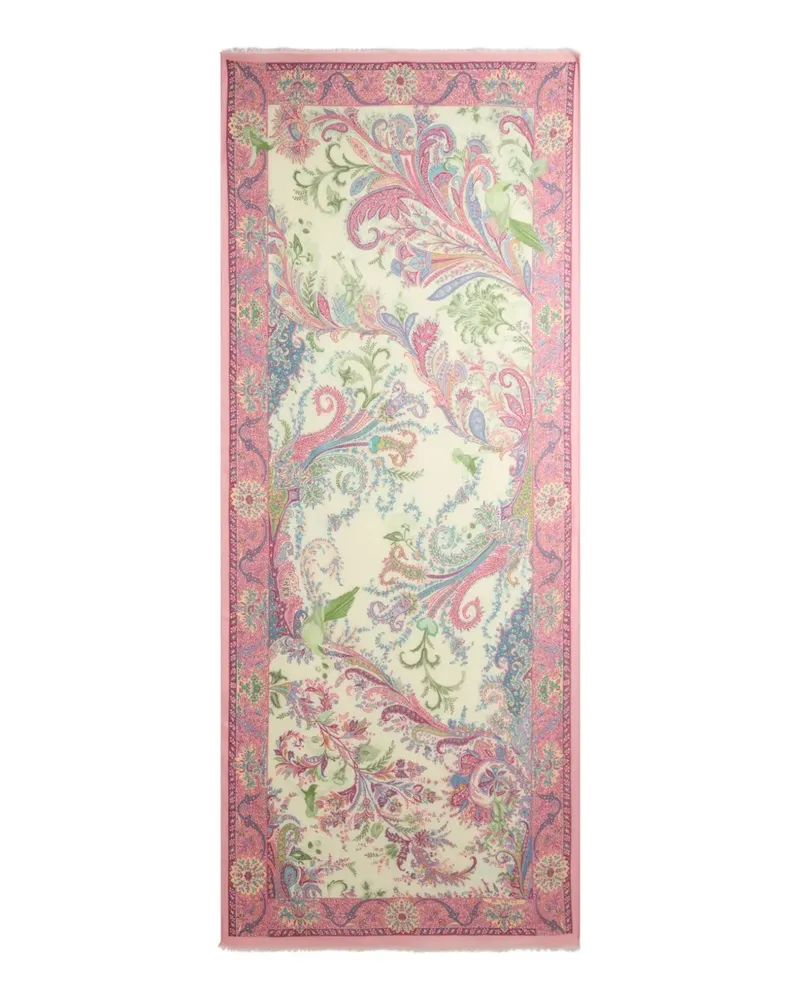 Etro paisley-pattern scarf - Rosa Rosa