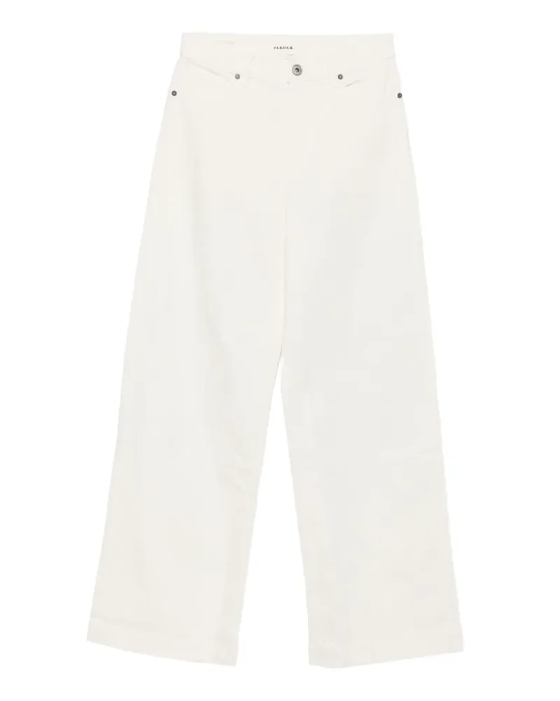P.A.R.O.S.H. P.A.R.O H. Hose mit weitem Bein - Weiß Weiß